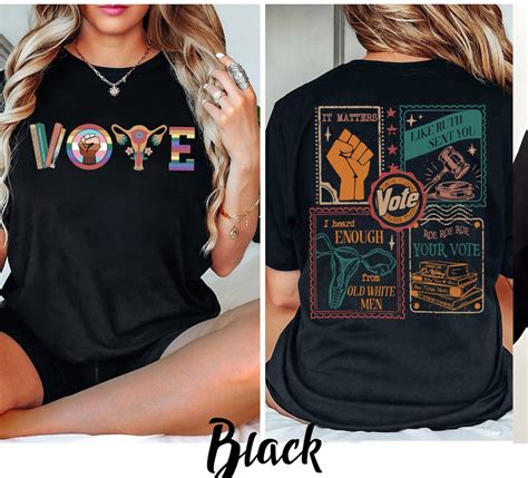 Vote Shirt Banned Books Shirt Reproductive Rights Tee Blm Shirts