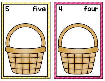 Easter Counting Mats By Pocketful Of Centers Tpt