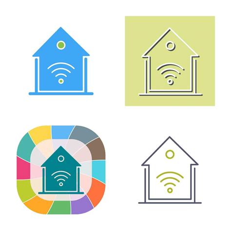 Smart Home Vector Icon 34568917 Vector Art At Vecteezy