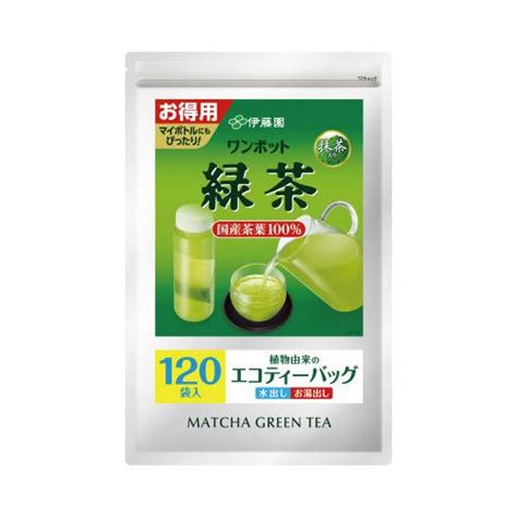 伊藤園 ワンポット緑茶ティーバッグ 120袋 31835862カウモール 通販 Yahooショッピング