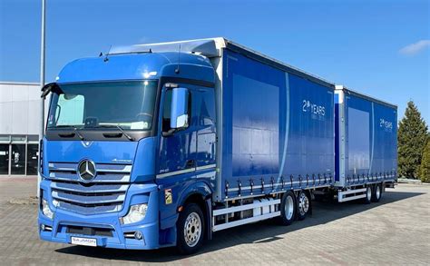 Mercedes Benz ACTROS 2542 ZESTAW TANDEM 120 M3 PRZEJAZDOWY 7 75 M