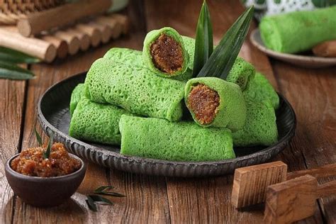 Resep Kue Dadar Gulung Pandan Isi Kelapa Gula Merah Mudah Dibuat Dan