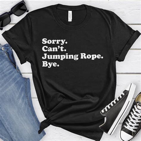 Funny Jump Rope T Shirt Jumping Rope T Skipping Shirt For Men Or