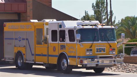 Glendale Fire Dept Reserve Engine 154 Responding YouTube