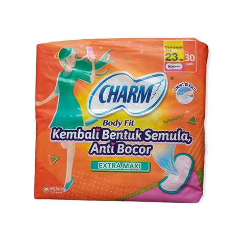 Jual Sk Charm Body Fit Extra Maxi Pembalut Wanita Non Wing Wings Cm