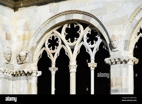 Internal Arches Camposanto Monumentale Monumental Cemetery Piazza