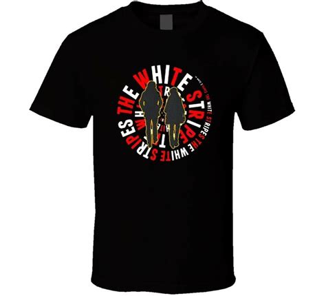 The White Stripes Logo Rock Music Unisex T Shirt Teeruto