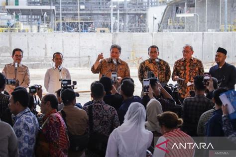 Menteri Airlangga Pengoperasian Smelter Freeport Di Gresik Tiba Pada