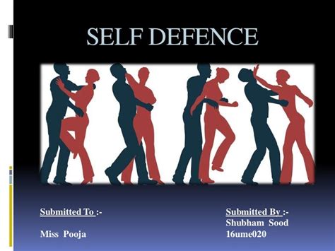 Self Defence Ppt