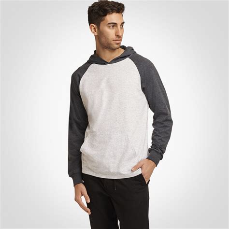 Mens Cotton Performance Lightweight Hoodie Russell Us Russell Athletic