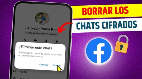 Como Eliminar El Chat Cifrado De Extremo A Extremo En Messenger YouTube