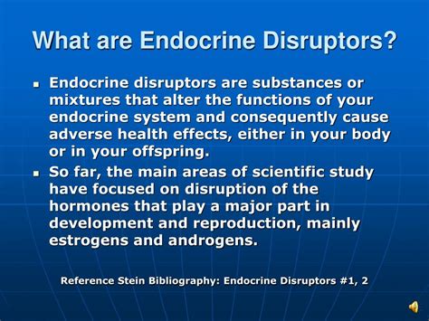 Endocrine Disruptors