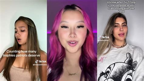 Tiktok Handjob Tits JOI Dirty Talk Compilation SFW