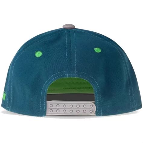 Boné plano azul e cinza snapback para criança Grogu Baby Yoda The Child