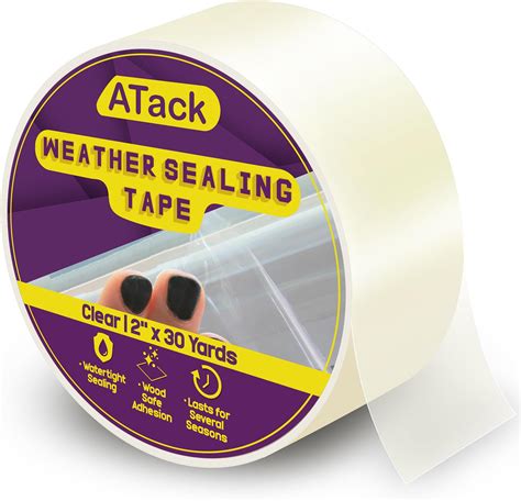 Amazon 3M Transparent Weather Sealing Tape 1 5 In X 30 Ft For