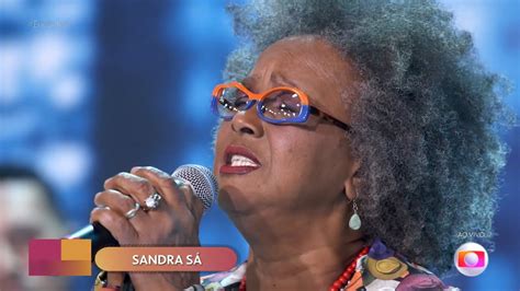 Sandra de Sá canta Não Adiantou Saber no Encontro YouTube