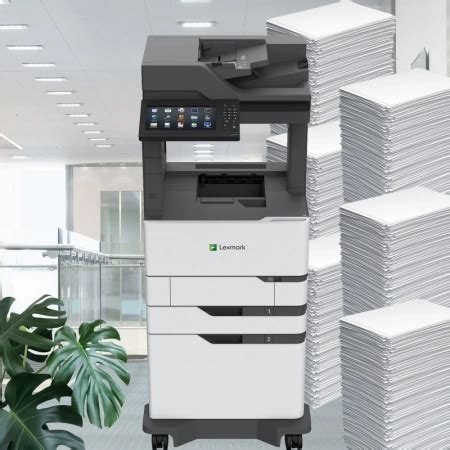 70ppm Lexmark MX826adxe Multifunction Mono Laser Printer