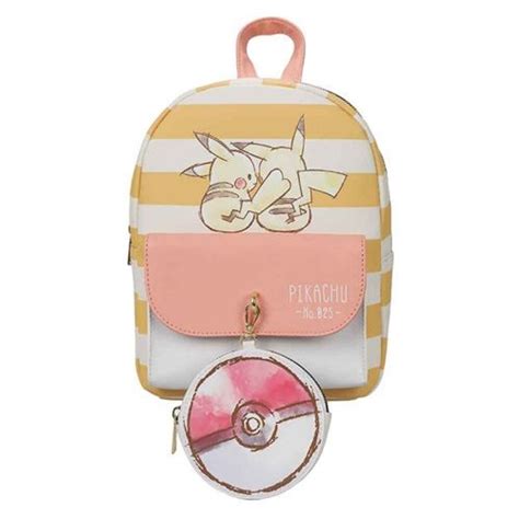 Pokemon Pikachu Poke Ball Mini Backpack And Coin Purse Set Heroes