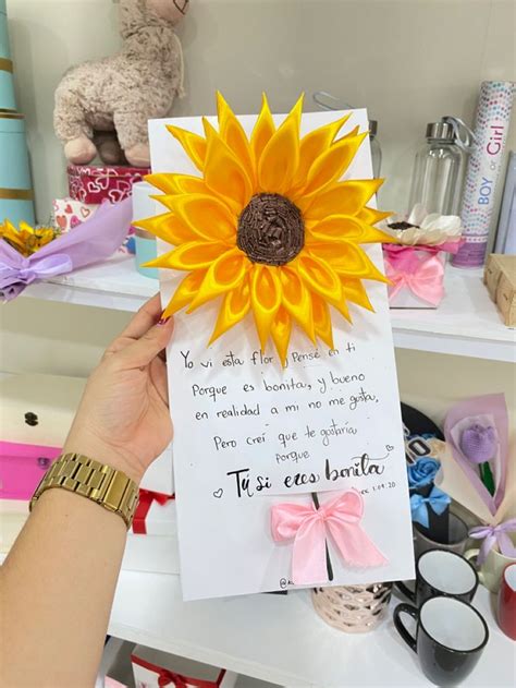 Girasol Con Frase De Shrek Como Hacer Un Girasol Manualidades Ramo