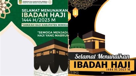 15 LINK Twibbon Ucapan Selamat Menunaikan Ibadah Haji 2023 Dan Cara