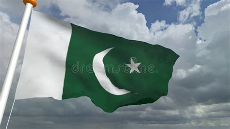 Pakistani Waving Flag Transition Flag Of Pakistan K And Hd