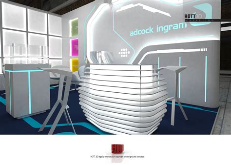 Adcock Ingram Tron Inspired Exhibition Stand Behance