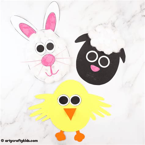 Easter Egg Animals - Arty Crafty Kids