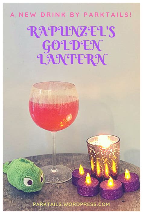 Rapunzels Golden Lantern Disney Drinks Disney Cocktails Disney