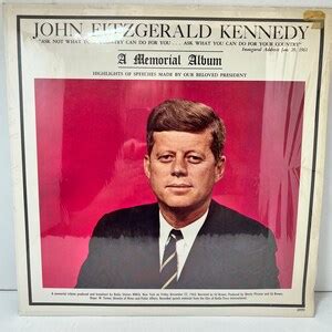 John Fitzgerald Kennedy A Memorial Album Vinyl Record Etsy