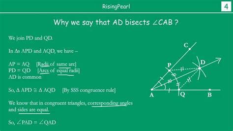 How To Construct A Bisector For Any Given Angle YouTube