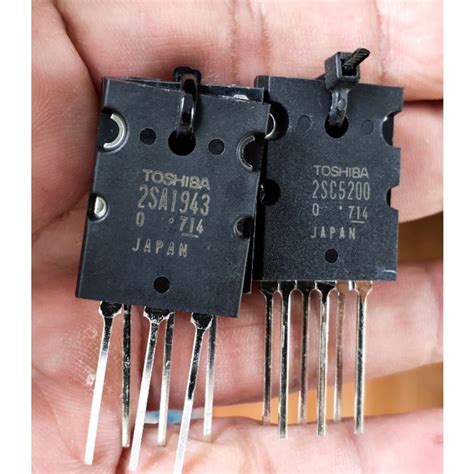 Jual Satu Pasang Transistor Toshiba C5200 A1943 Asli Shopee Indonesia