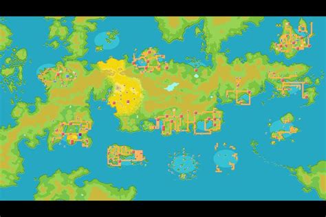 Pokemon World Map Pokemon