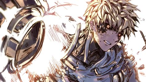 Genos One Punch Man 4k 12 Wallpaper Pc Desktop