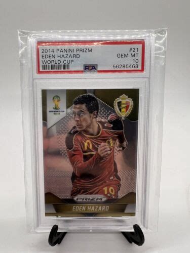 2014 Panini Prizm World Cup Eden Hazard 21 PSA 10 GEM MINT Belgium EBay