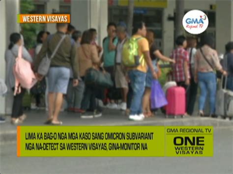 One Western Visayas Ka Bag O Nga Mga Kaso Sang Omicron Subvariant Sa