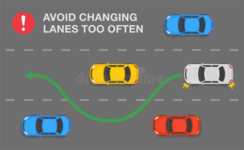 Car Change Lane Stock Illustrations 182 Car Change Lane Stock