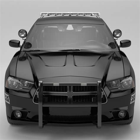 3d model dodge charger police