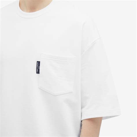 Comme Des Gar Ons Homme Heavyweight Panelled Drawstring Pock White