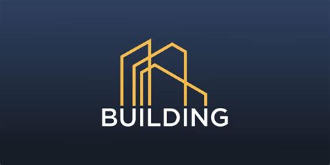 Building Logo Design For Construction Company With Modern Concept