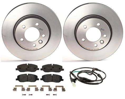 Brembo Brake Pads And Rotors Kit Front 317mm Low Met Brembo