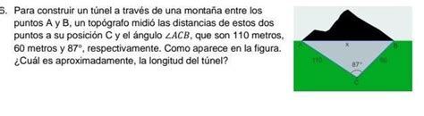 Para construir un túnel a través de una montaña entre los puntos A y B