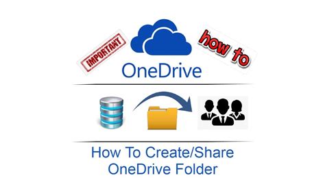 How To Createshare Onedrive Folder Youtube