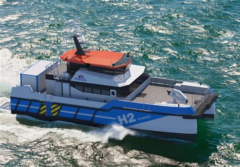 PIRIOU Develops Crew Transfer Vessel CTV With Hydrogen Hybrid