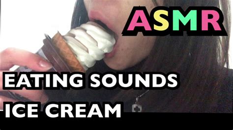 Asmr Ice Cream Eating Sounds 먹는 소리 아이스크림 咀嚼音。アイスクリームを食べる音。 Youtube