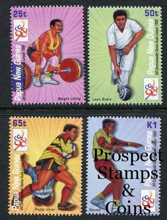 Stamps World Papua New Guinea MUH Stamps 1998 Commonwealth