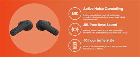 JBL Tune 230NC TWS True Wireless Noise Cancelling Earbuds Pure Bass