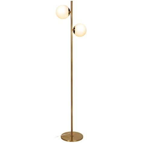 Brightech Sphere 3 Led Floor Lamp Contemporary Modern Frosted Glass Globe Lamp With Three Lights