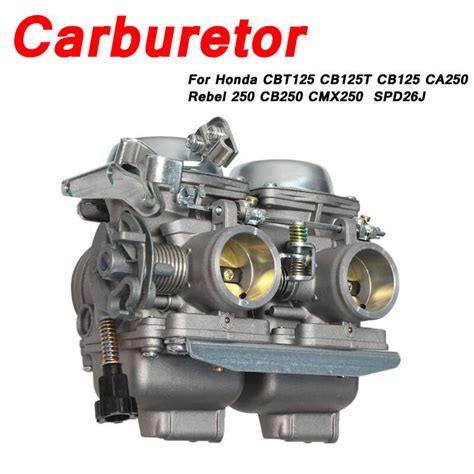 Motorcycle Carburetor Dual Carbs Honda For Rebel Cbt Cb T Cb Ca