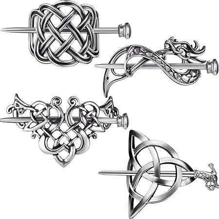 Amazon Pieces Viking Celtic Hair Clips Hairpins Celtics Knots