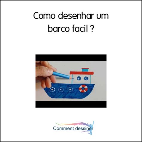 Como desenhar um barco fácil Como desenhar